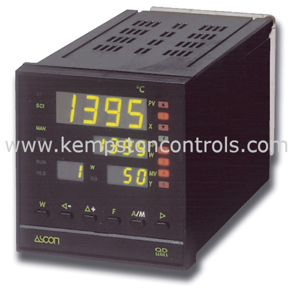 ASCON QD3000 ASCON ¼ DIN DUAL LOOP CONTROLLER WITH FOUR DIGITAL ...