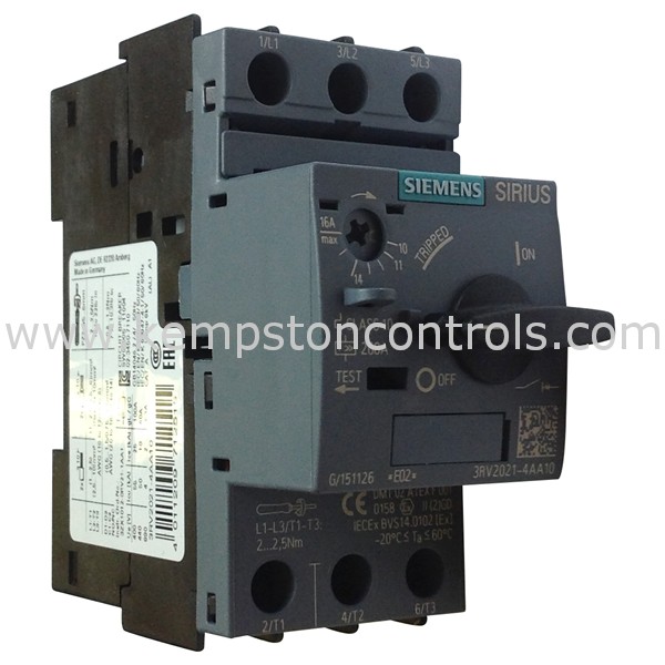 SIEMENS 3RV2021-4AA10 MOTOR CIRCUIT BREAKER AVAILABLE IN STOCK At Best - Foto 9