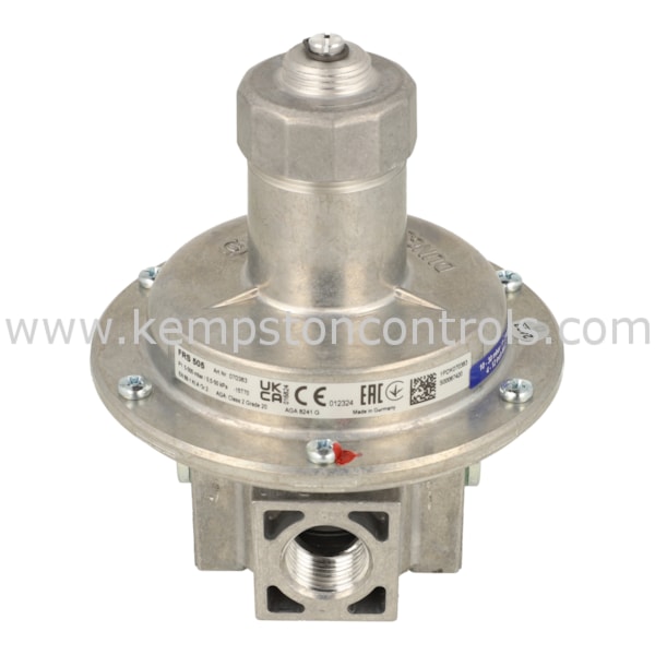 Dungs FRS 505 DUNGS PRESSURE REGULATOR, FRS 505, RP 1/2", 500 MBAR MAX,  WITH BLUE SPRING 10-30 MBAR | Kempston Controls