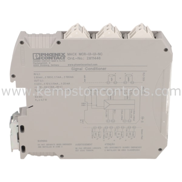 Phoenix 2811446 PHOENIX SIGNAL CONDITIONER, CONFIGURABLE 3-WAY ...
