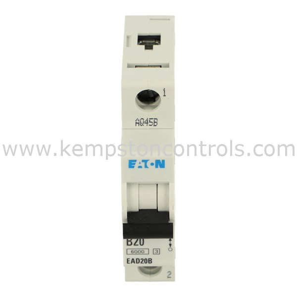 Eaton Cutler Hammer EAD20B EATON EAD 20A 6KA TYPE B SP MCB Kempston Eaton Cutler Hammer EAD20B EATON EAD 20A 6KA TYPE B SP MCB Kempston