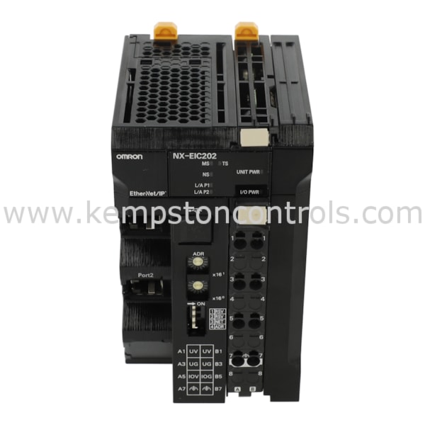 Omron NX-EIC202 OMRON NX-SERIES EHTERNET IP COUPLE 2 PORTS 63 I/O
