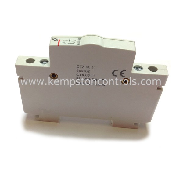 Contactor 0611 GE CTX0611 GE MODULAR CONTACTOR, AUXILIARY, 6A, 1NO 1NC | Kempston Controls