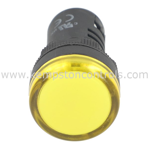 CHINT ND16-Y240 CHINT YELLOW LED INDICATOR LIGHT, 22MM CONTROL ...