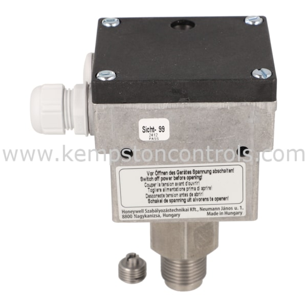 Honeywell Fema DCM6301 UNIVERSAL PRESSURE SWITCH, 0.56 BAR RANGE, SPCO, TERMINAL CONNECTION