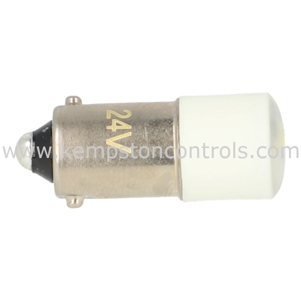 ABB BA9S24LEDB ABB LED BULB, BA9S SOCKET, WHITE, ILLUMINATED, 24VAC/DC ...