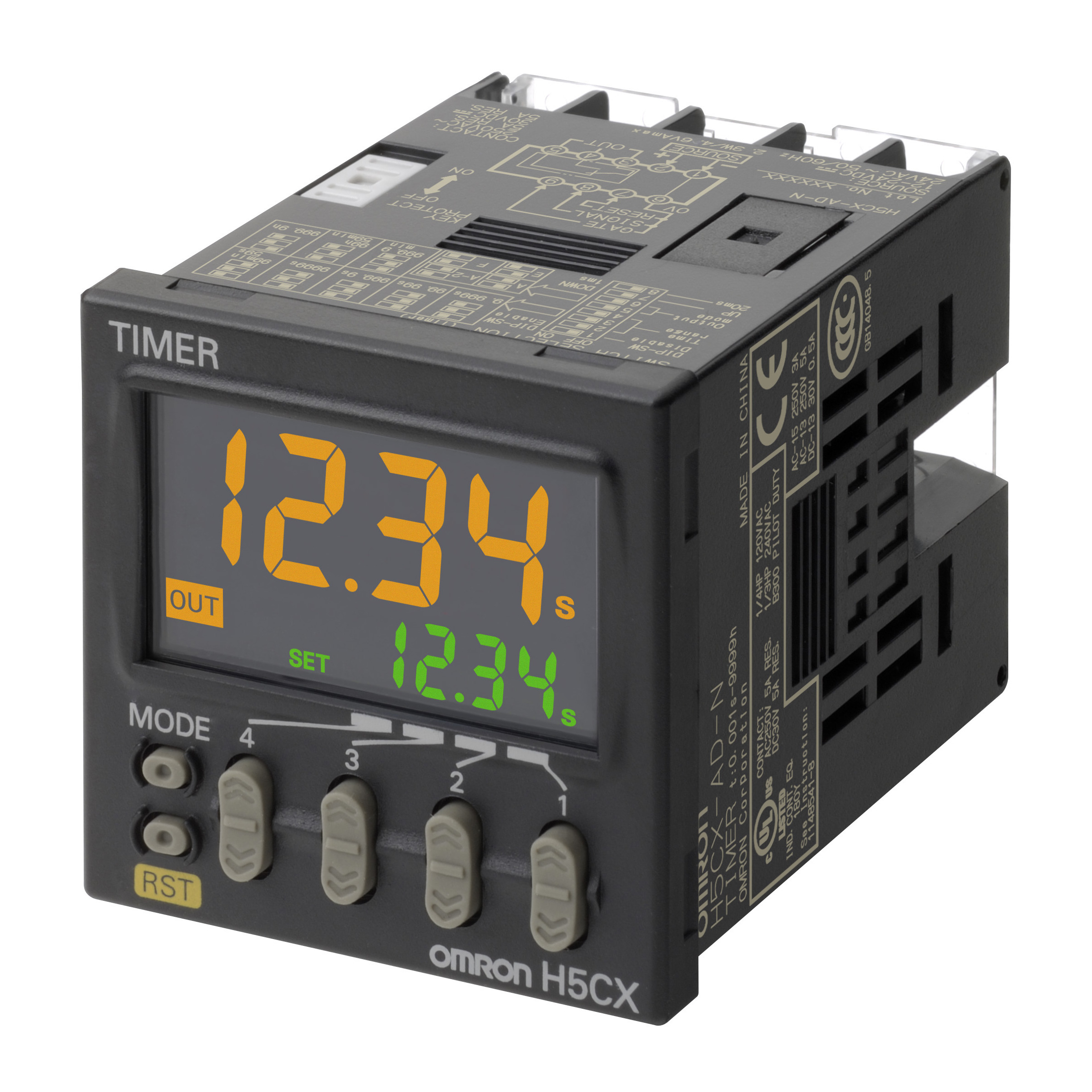 Omron H5CX-AS-N OMRON TIMER, DIN48X48MM, IP66, 4 PRESET & 4 ACTUAL