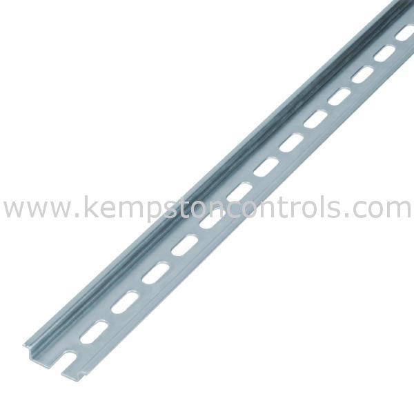 IP Enclosures IPDINRAIL7.5X3510 SLOTTED DIN RAIL ELECTROGALVANIZED STEEL 7.5 X 35 X 2000, 10