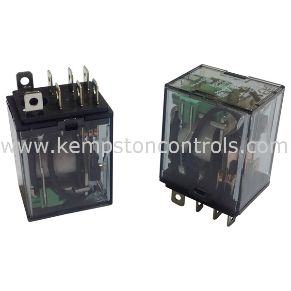 Relè FUJI HH62P-FL/24 DC24V 2 Poli Con Soppressione Sovratensioni E Indicatore - Compatibile Con Modelli RP2CPG-DE
