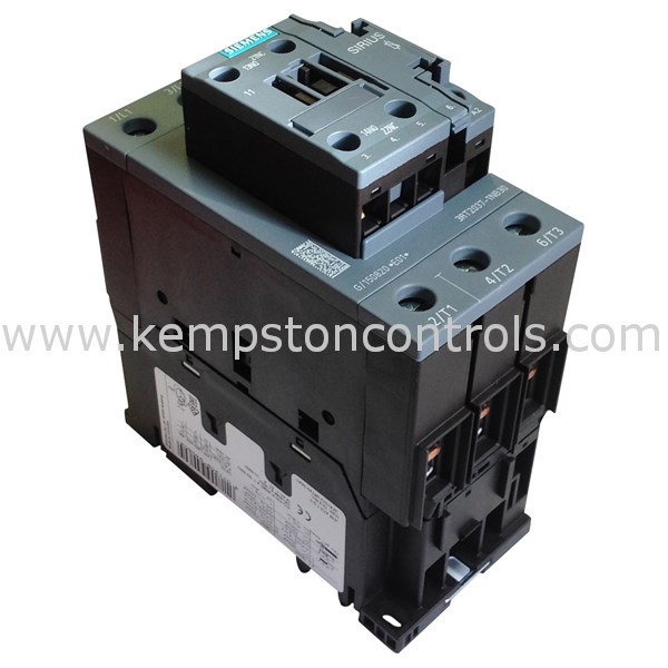 Siemens 3RT20371NB30 CONTACTOR AC3 30KW/400V 1NO+1NC 2033VAC/DC WITH