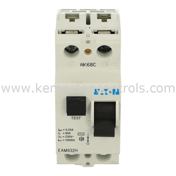 Eaton EAM632H EATON EAM RCCB, RESIDUAL CURRENT CIRCUIT-BREAKER, 63 A_ 2 ...
