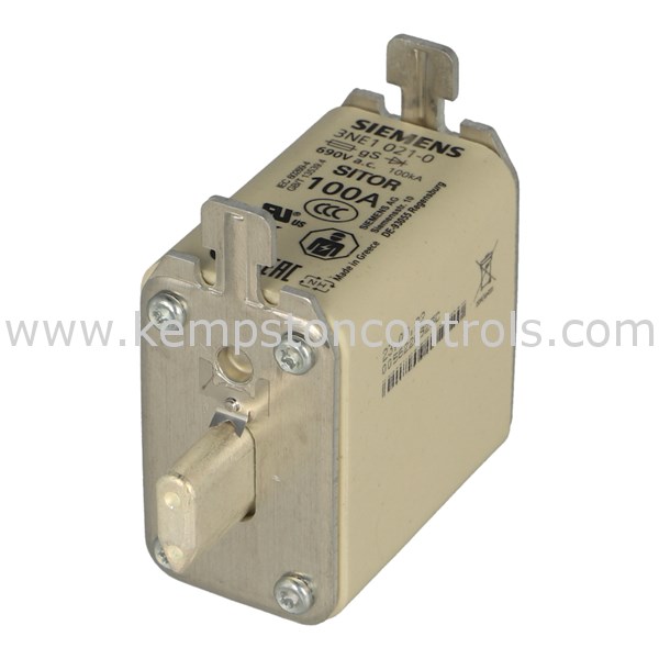 Siemens 3NE1021-0 SITOR-Sicherungseinsatz SITOR 100A 690V Gr. 00 Siemens 3NE1021-0 SITOR-Sicherungseinsatz SITOR 100A 690V Gr. 00
