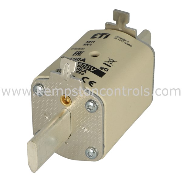 ETI 004184490 FUSE LINK, 160A/800V, NH1 SIZE, GG CHARACTERISTICS
