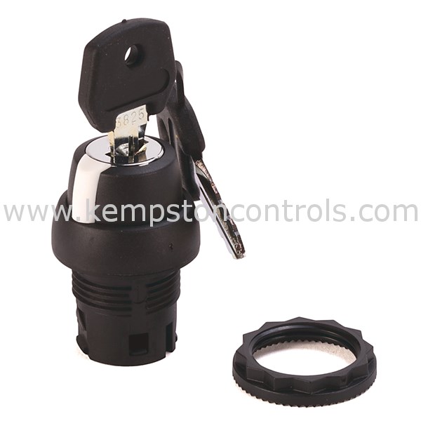 Allen Bradley 800FPKM21R 2 POSITION KEY SELECTOR SWITCH, PLASTIC