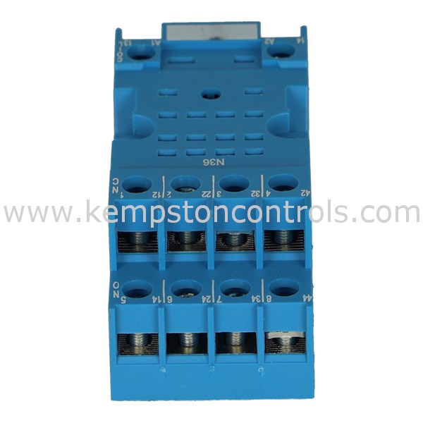 Finder 94.74SMA RELAY BASE, DIN RAIL MOUNT, 14 PIN FOR 55.32 AND 55.34