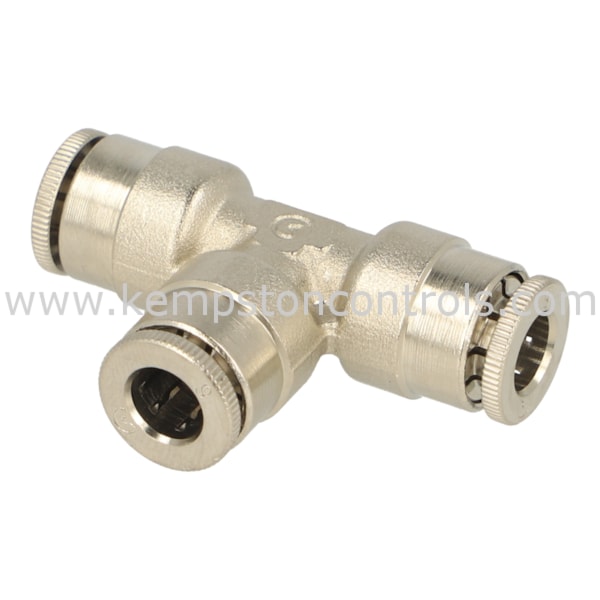 Camozzi 6540 6 PNEUMATIC PUSH IN FITTINGS, TEE CONNECTOR, EQUAL, TUBE