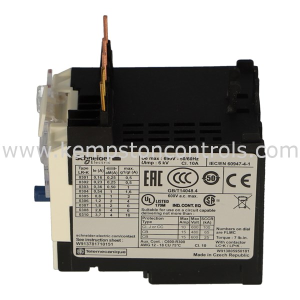Relé Térmico Schneider P/contactor K 1.8-2.6a Lr2k0308 | Envío gratis Relé Térmico Schneider P/contactor K 1.8-2.6a Lr2k0308 | Envío gratis