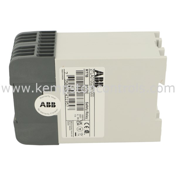 ABB 2TLA010028R1000 JOKAB RT7B 24VDC SAFETY RELAY, 2 X N/O + 1 X N/C INSTANT CONTACTS, 2 X N/O 3