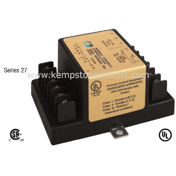 GEMS 27A1E0 INTRINSICALLY SAFE CONTROL, RELAY, DIRECT, SOLID STATE