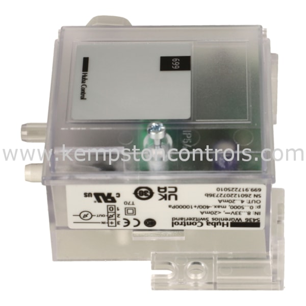 Huba Control 699.917225010 HUBA DIFFERENTIAL PRESSURE TRANSMITTER ...