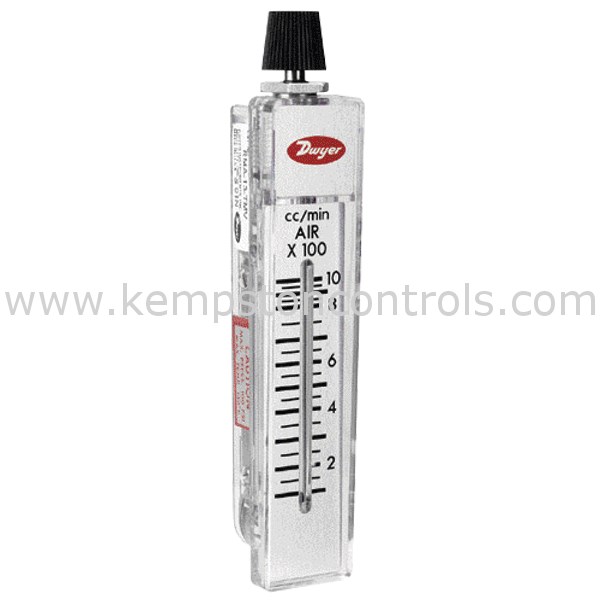 Dwyer RMA-23-SSV DWYER FLOWMETER, 2" 51MM SCALE, 5-50 LPM AIR ...