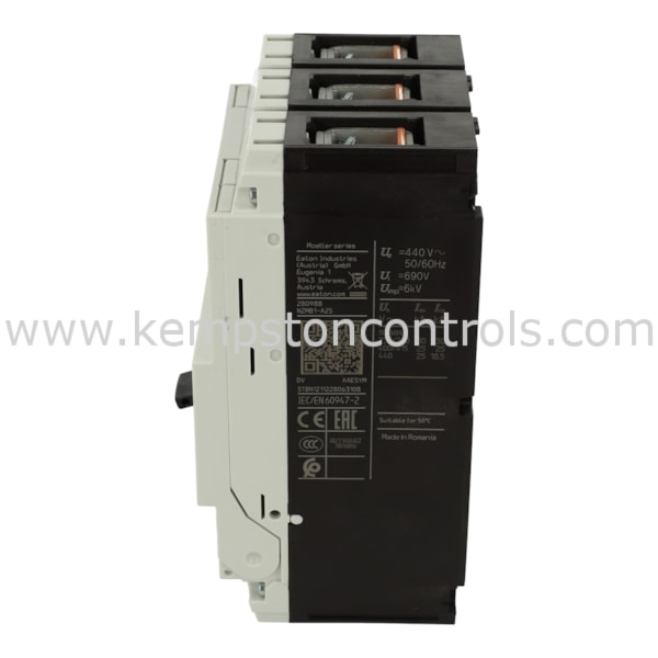 Interruttore Automatico Moeller NZMB1-AF80-NA, 3 Poli, 80A, 480V, Nuovo