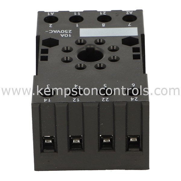 Hongfa 10FF-2Z-C3 HONGFA 8 PIN 2 POLE DIN MOUNT SOCKET | Kempston Controls
