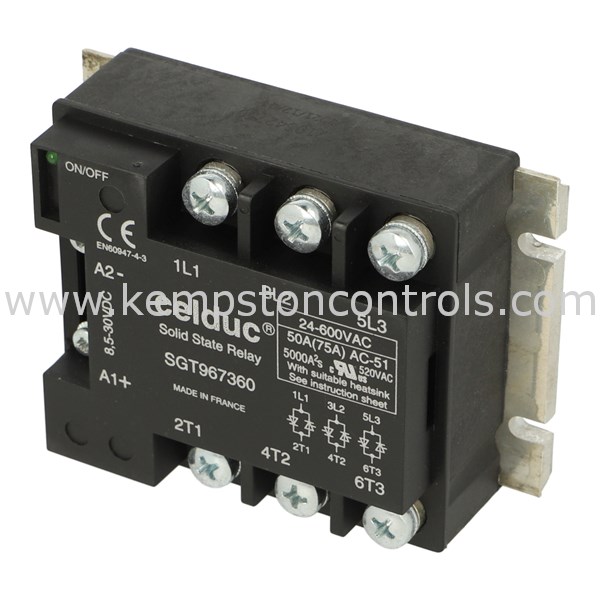 CELDUC SGT967360 CELDUC THREE PHASE SOLID STATE RELAY, 24-600VAC, - 75 ...