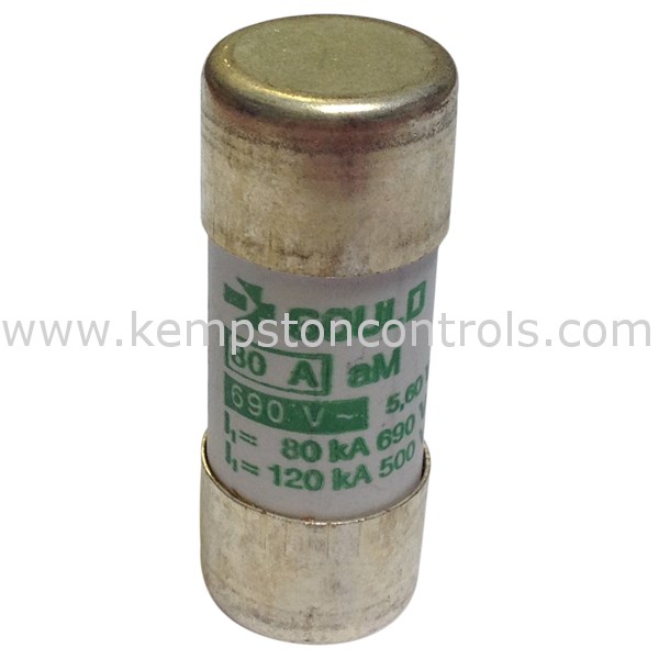 Mersen H216667 CYLINDRICAL FUSELINK AM 690VAC 22.2X58, 80A Kempston