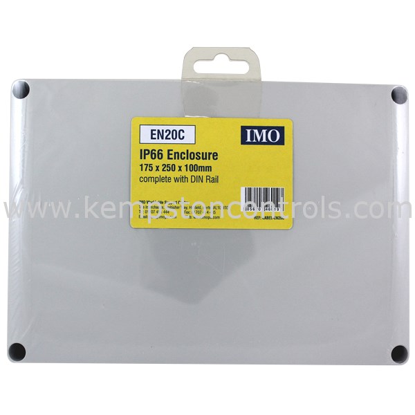 IMO EN20C IP66 RATED PROTECTION ENCLOSURE, 175X250X100MM, COMPLETE WITH
