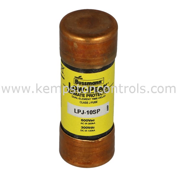 Bussmann LPJ10SP DUALELEMENT, TIMEDELAY FUSE, 10A, 600V, 20.57 X 57