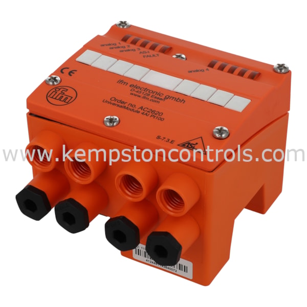 IFM AC2620 IFM AS-INTERFACE UNIVERSAL MODULE, 4 X PT100 INPUTS, 18-30V ...
