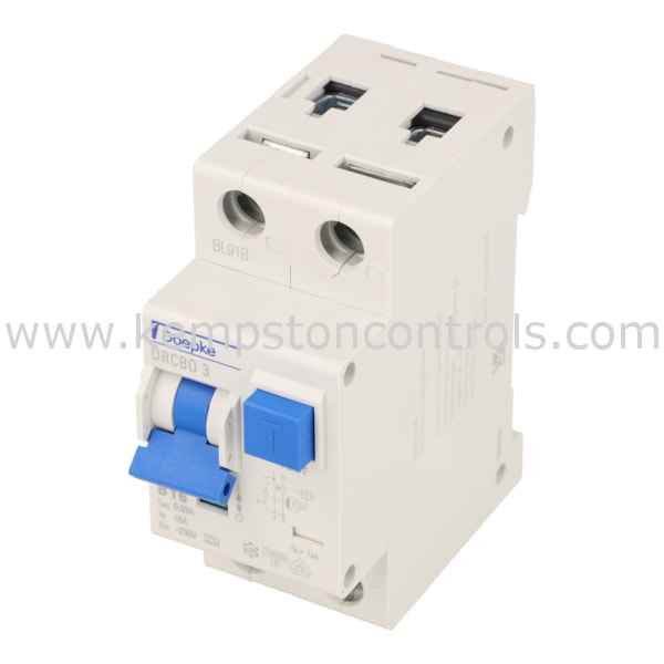 Doepke DRCBO-3B16/0.03/1N-A DOEPKE RCBO, 2 POLES, 16A, B CURVE, TYPE A ...