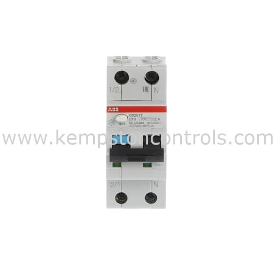 ABB 2CSR255180R1405 RESIDUAL CURRENT CIRCUIT BREAKER, OVERCURRENT PROTECTION, 2 MODULES, A TYPE