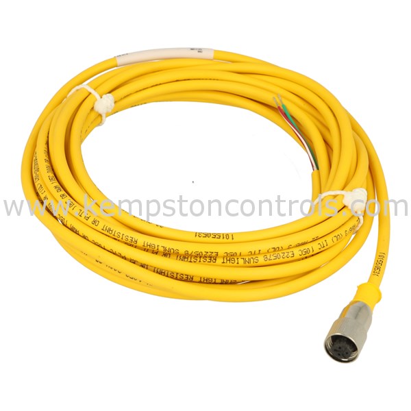 Turck Banner KB3T6 MICROFAST CORDSET, 4A, 250V, 3WIRE, FEMALE STRAIGHT PLUG, 3 PIN, 6M CABLE