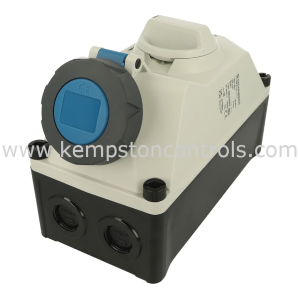 Mennekes 7012A MENNEKES BLUE DUO INTERLOCKED SOCKET IP67 16A 3P 230V 6H ...