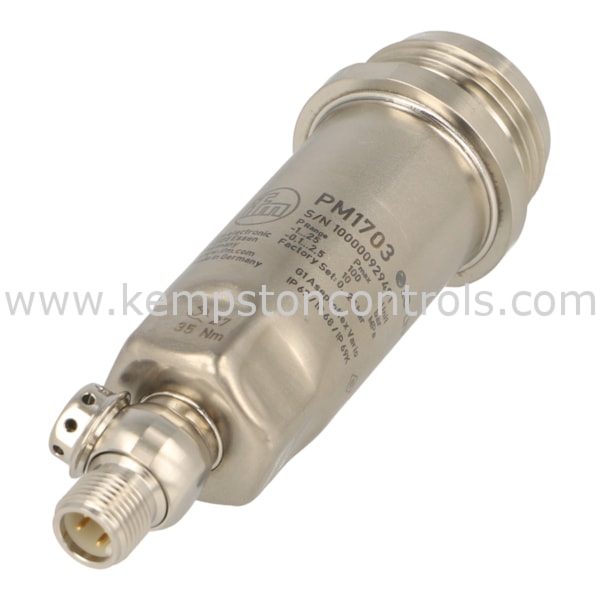 IFM PM1703 PRESSURE SENSOR, FLUSH, STAINLESS STEEL, M12, 1...25 BAR