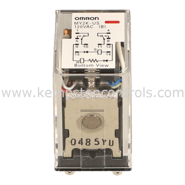 Omron MY2K-US AC120 OMRON LATCHING RELAY, PLUG-IN, 14-PIN, DPDT, 3 A ...