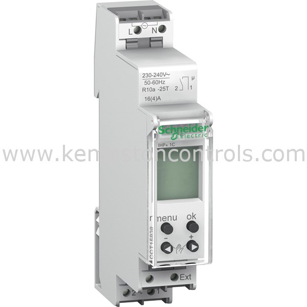 Schneider CCT15838 SCHNEIDER DIGITAL TIME SWITCH,ACTI9,IHP+1C,18MM ...