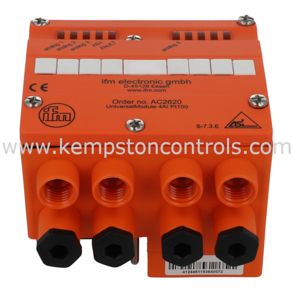 IFM AC2620 IFM AS-INTERFACE UNIVERSAL MODULE, 4 X PT100 INPUTS, 18-30V ...