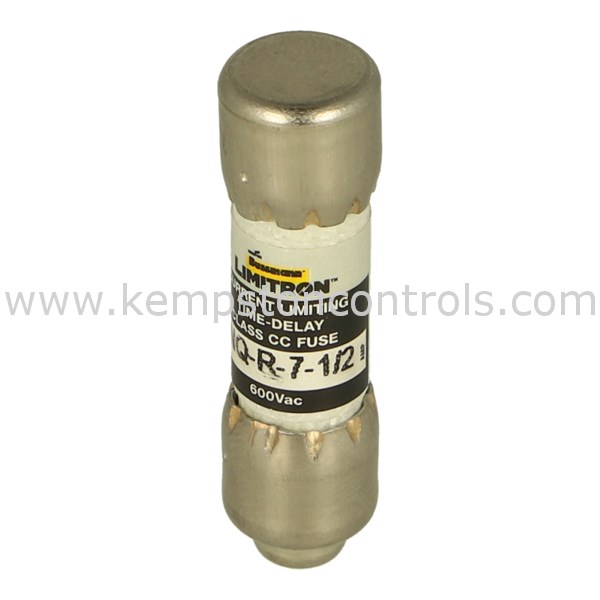 thumbnail interactive-video image 1 of Bussmann FNQ-R-7 7 Amp Class CC Midget Time-Delay Fuse - 600V AC, BP/FNQR-7, UL Listed 1 of 2