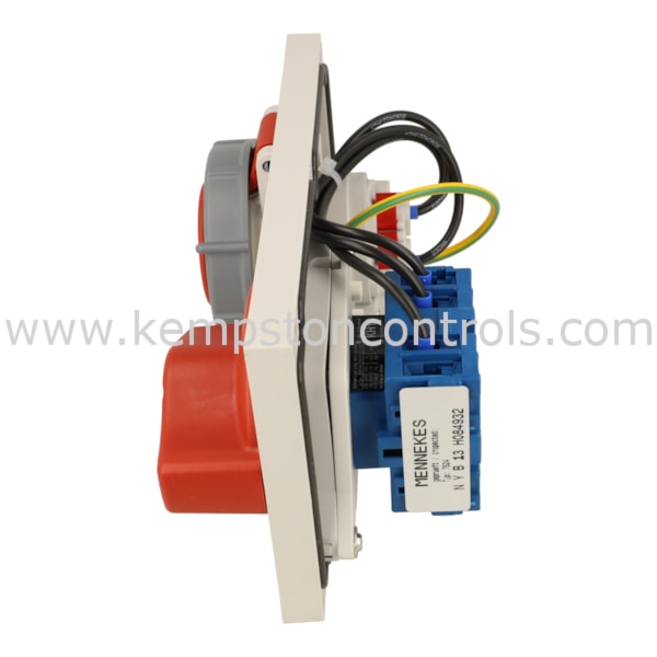 Mennekes 7524 MENNEKES RED DUO INTERLOCKED PANEL SOCKET IP67 16A 4P ...