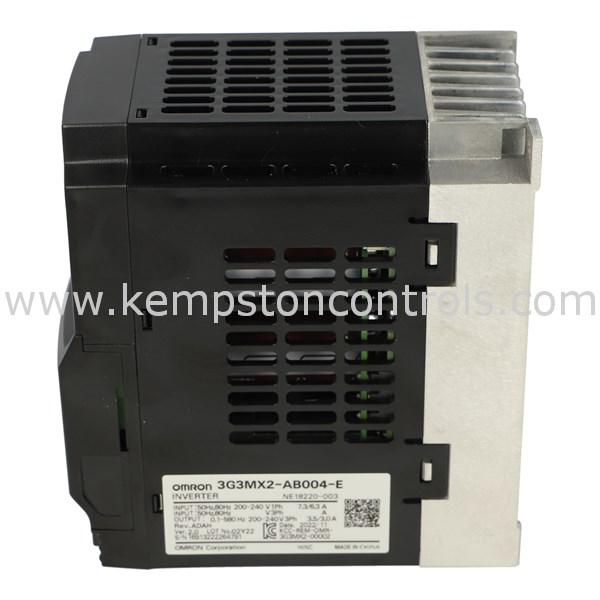 Omron 3G3MX2-AB004-E OMRON MX INVERTER DRIVE, 0.4/0.55KW, 3.0/3.5A (HD ...