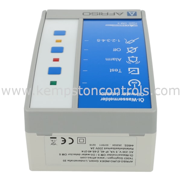 AFRISO 44502 AFRISO OIL/WATER ALARM UNIT, OM 5, 230VAC, 5VA, IP40 ...