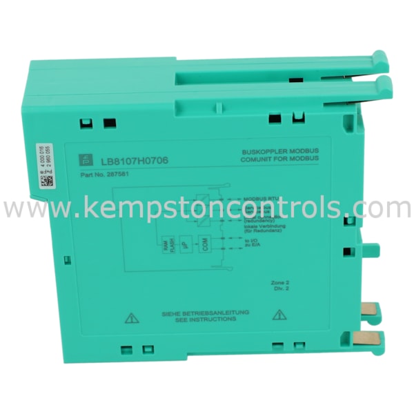 Pepperl + Fuchs LB8107H0706 PEPPERL + FUCHS COM UNIT FOR MODBUS RTU ...
