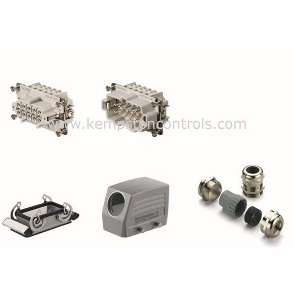 Weidmuller 1712510000 HEAVY DUTY CONNECTOR KIT, SIZE 4, 10 POLE, SCREW