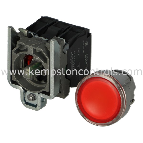 Schneider XB4BW34B5 SCHNEIDER PB ILL 24V RED LED 1NO/1NC | Kempston ...