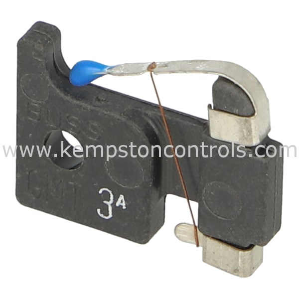 Bussmann GMT3A INDICATING FUSE, FASTACTING, 3A, 60VDC/125VAC, BLUE, TINPLATED