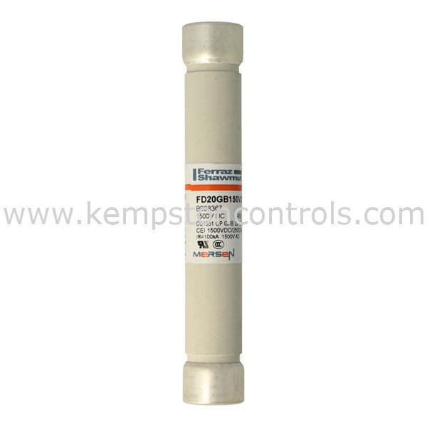 Mersen B088367 FUSE 2A 1500V 20 X 127 Kempston Controls