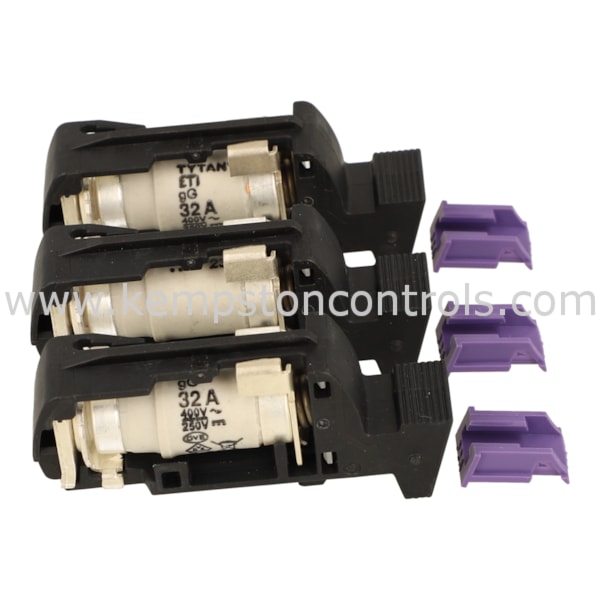 Schrack IS504726 SCHRACK FUSE PLUG FOR TYTAN 3X32A D02 COMPLETE VIOLET ...